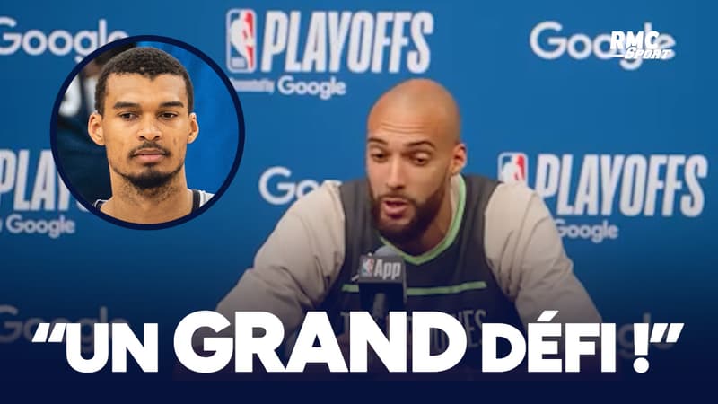 NBA : "Un grand défi et j'ai hâte" Rudy Gobert est impatient d'affronter les Spurs de Wembanyama